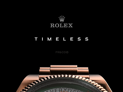 Rolex - TIMELESS 3d 3ddesign animation clock design detail elegant render rolex shots time timeless watch
