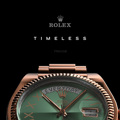 Rolex - TIMELESS 3d 3ddesign animation clock design detail elegant render rolex shots time timeless watch