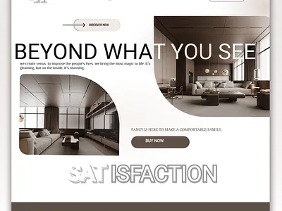 Euphoria: Interior Design Website🤎 animation branding design figma furniture interior design space uiux