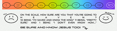 1-10, how sure are you?! ai branding church church design gay gradient lbgtq logo love loveislove ministry pride