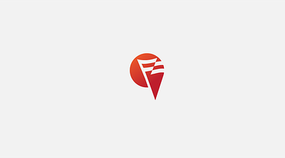 FQ Monogram brand identity branding f flag logo logo design monogram pin q typography