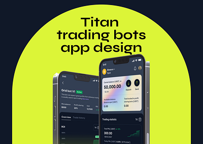 Titan Trading Bot Crypto App appdesign crypto cryptoapp cryptocurrencies cryptotrading pandox pandox.ui showcase tradingcrypto ui uiapp uiappdesign uidesign uiux