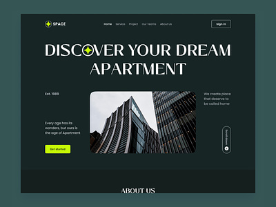 Real Estate Landing Page Design abu hasan building buy house design freelance ui landing page landing page design minimal project property property management real estate real estate agency realtor rent house residence ui ux web design web ui website