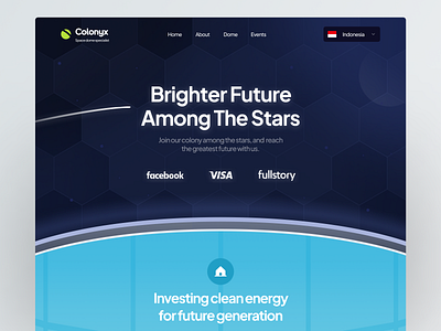 Colonyx - Space Dome Website app clean design dome flat illustration illustration landing page sell space store ui ux website