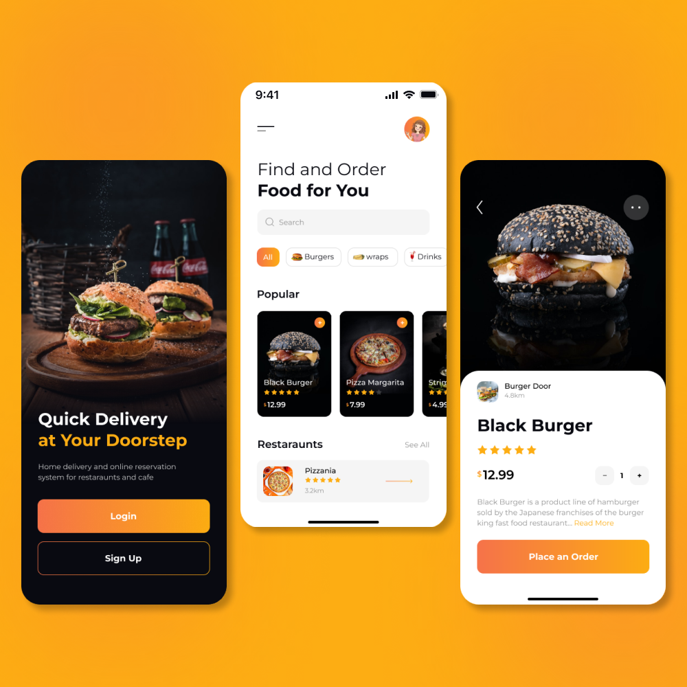 Food Delivery App by Chanchal Solanki on Dribbble