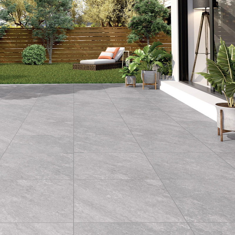 Grey Porcelain Slabs - Quartz Grey Outdoor Porcelain Paving Tile by ...