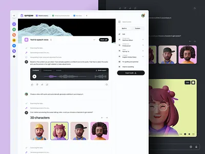 Synapse - AI UI Kit 🆕 ai ai chat app ai figma ui kit ai ui kit chat app chat gpt chatgpt ui kit clean dashboard figma resource free minimal ui ui design ux ux design web web app web design website