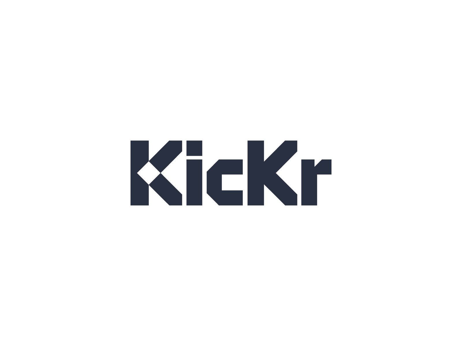 Kickr Logo Design for Online Casino by Mihai Dolganiuc on Dribbble