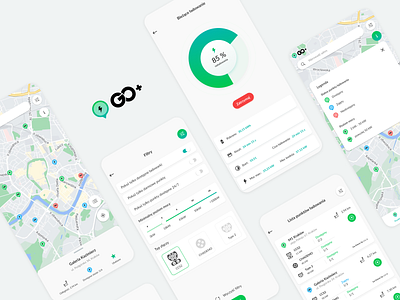 Car Charging App Redesign Concept app app design app redesign app redesign concept application branding car charging car charging app car charging app concept charging points design figma go gogonet logo logo design logo redesign ui uiux ux