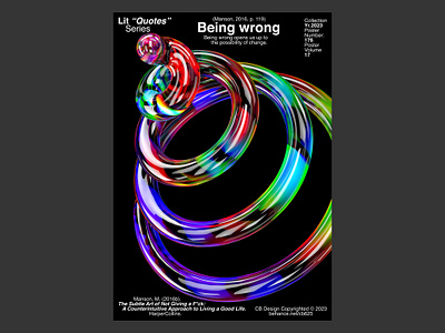 CB Design PC-176 3d 3dart 3dposter abstract c4d cinema4d layout maxon poster redshfit typography