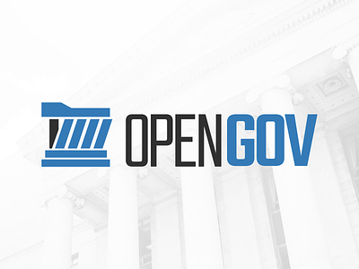 OpenGov – Logo Concept concept folder gov government logo open open folder