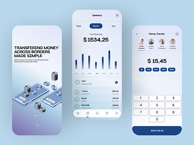 Banking App app bank banking banking app card credit card dashboard finance financial fintech material minimalistic mobile money payment ui ux wallet wallet app