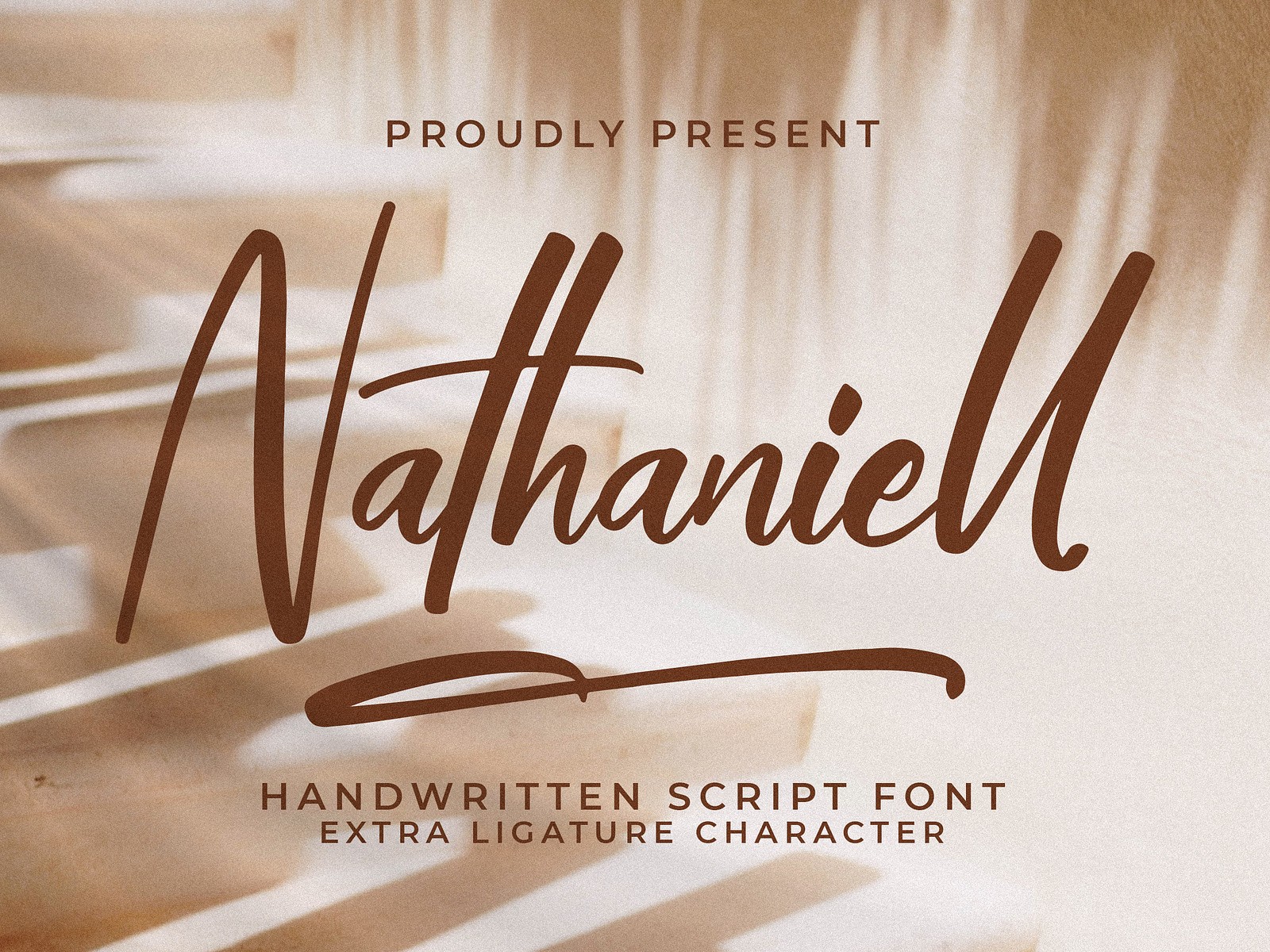 Nathaniell - Handwritten Script Font by IntegritypeStudio on Dribbble