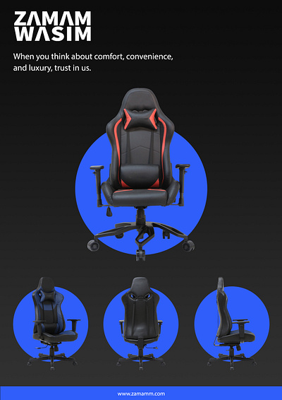 Gaming Chair Catalogue Design adobe photoshop branding catalogue design design designing graphic design poster design typography