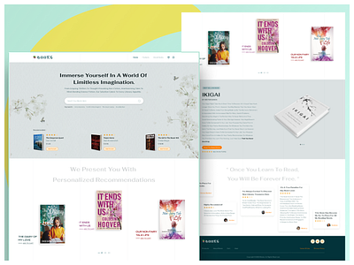 Introducing - Books📚 Homepage best shot book cards design dribbble ecommerce hero section home landing page modern pos sales uiux website