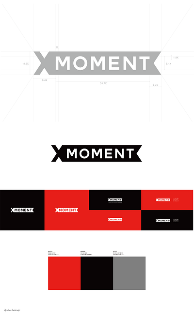 Gym Xmoment branding animation logo branding design graphic design logo