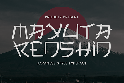 Mayuta Renshin - Japanese Style Font ramen