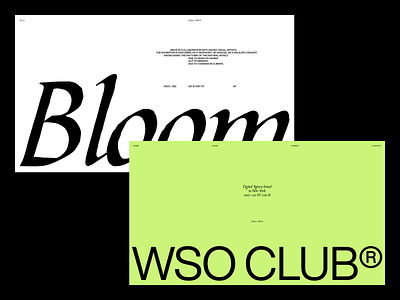 TypoMonday Week N° 25 - 01 design editorial exploration interaction interface layout minimalistic typography webdesign
