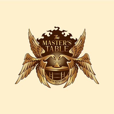 the master's table branding design flat graphic design illustration illustrator logo vector