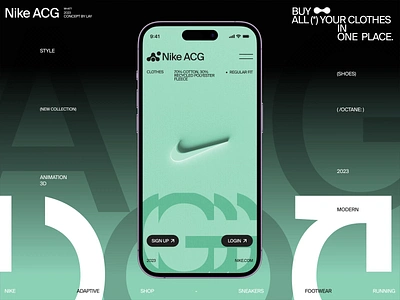 Nike - Mobile App Concept adaptive adidas air jordan clean cloth concept e commerce fashion footwear inspiration ios marketplace mobile modern nike shop shopify sneakers ui ux