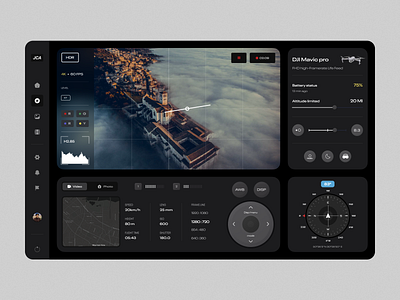 Mavic Pro's Interface app design ui ux