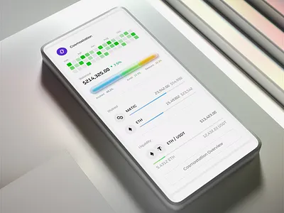 Web3 Social Profile – Highlights android app application blockchain crypto dashboard defi design interface ios iphone mobile profile social social network ui ux wallet web 3 web3