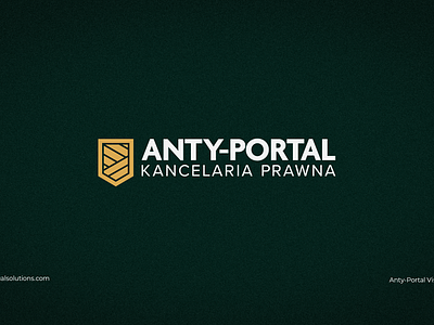 Anty-Portal Visual Identity - Law Firm Logo Design & Branding attorney brand branding brandmark design graphic design law firm lawyer logo logo design solicitor visual identity