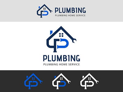 Plumbing Home Service Logo Design & Branding brand identity branding business logo clean logo colorful logo design gradient logo illustration logo design logo desing modern logo plumber plumbing plumbing logo repair replace service service technician technician water water