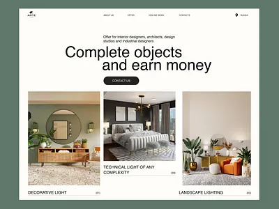 Interior Design Website Design android app design app app design dashboard design graphic design illustration interior design luxury website minimal website ui ux visual design web design website