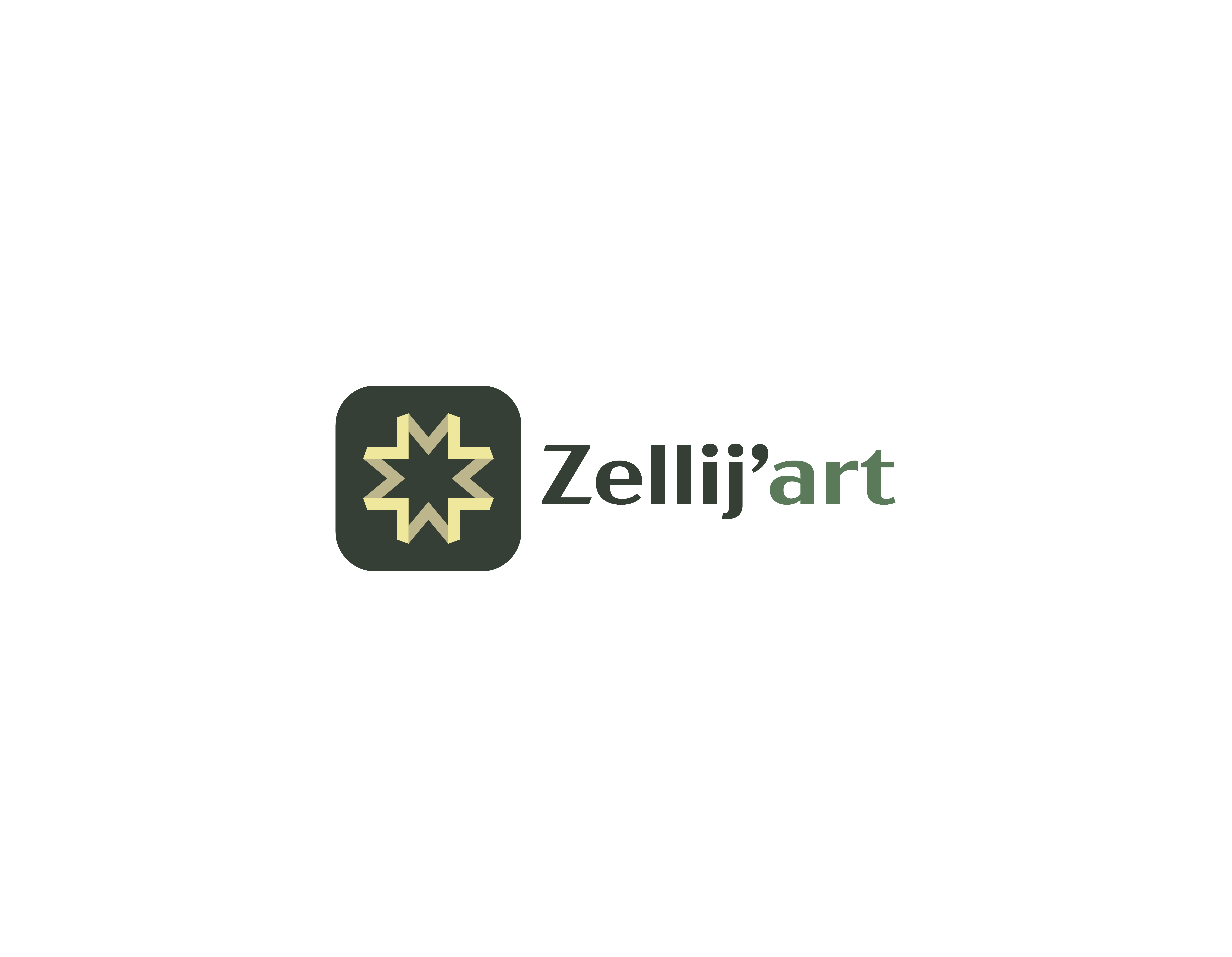 Zellij'art art branding design graphic design illustration logo professional vector
