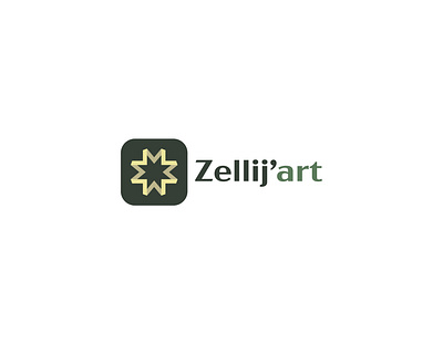 Zellij'art art branding design graphic design illustration logo professional vector