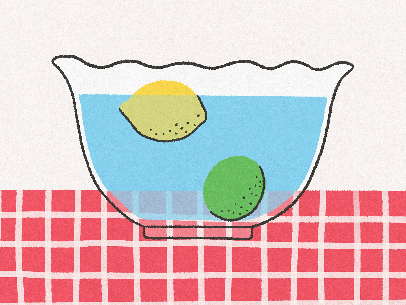 Lemons float, but limes sink by Jormation on Dribbble