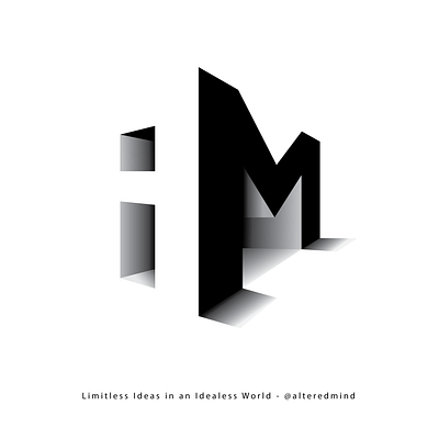 AM @alteredmind.co art graphic design logo