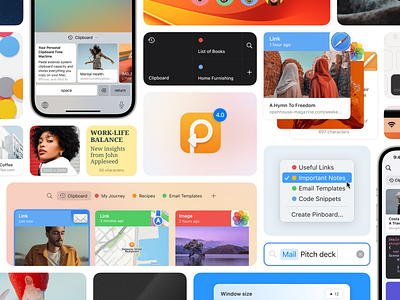 All-New Paste for Mac animation app apple appstore branding clipboard copy design mac macos paste ui