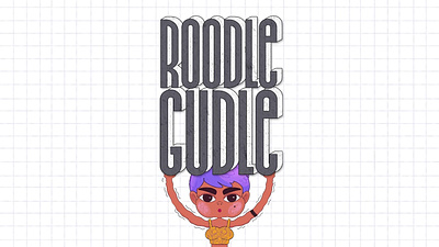 RoodleGudle Intro 2d 2d animation animation cartoon character art concept concept art digital painting frame by frame gif animation illustration motion graphics sisters