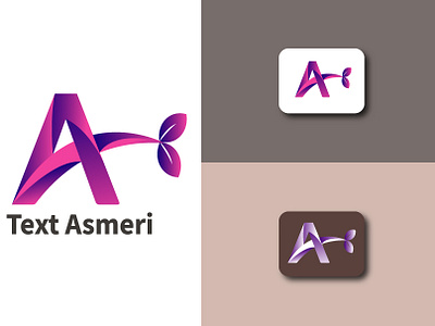 Concept : Text Logo Asmeri concept : text logo asmeri logo design market ples ui