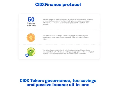 CIDX Finance Landing Page design design ui