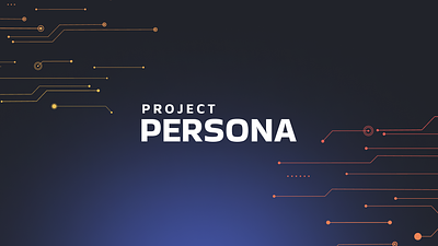 Persona Project branding design identity lettering logo logotype