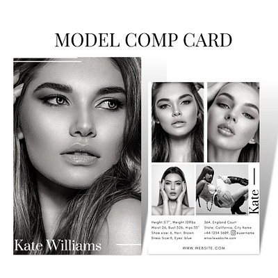 Model Comp Card editable fashion model zed card fashion model marketing fashion resume model fashion resume photo card bundle influencer brandind model comp card model portfolio modeling comp card modeling resume