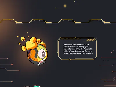 Persona Landing Page branding design illustration ui vector