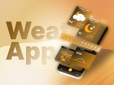 iWeather - Weather Forecast App animation app colortheory icondesign illustration ui ux vector