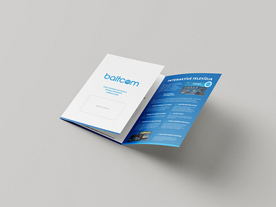 Baltcom printet booklet branding dnsdesign layout layoutdesign printdesign