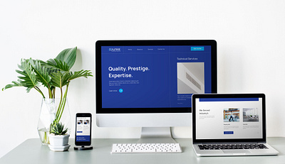 Website Design For Technical Company branding webdesign