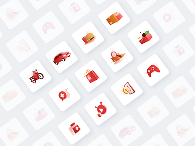 Icons | Pathao delivery icons graphic design icon icon design icon designing iconography icons pathao pathao icons pathao service icons