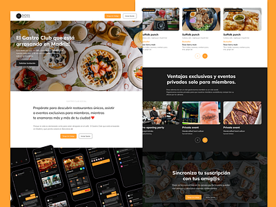 Mobile app for gourmets "Doss" animation design digitalagency illustration research ui ux