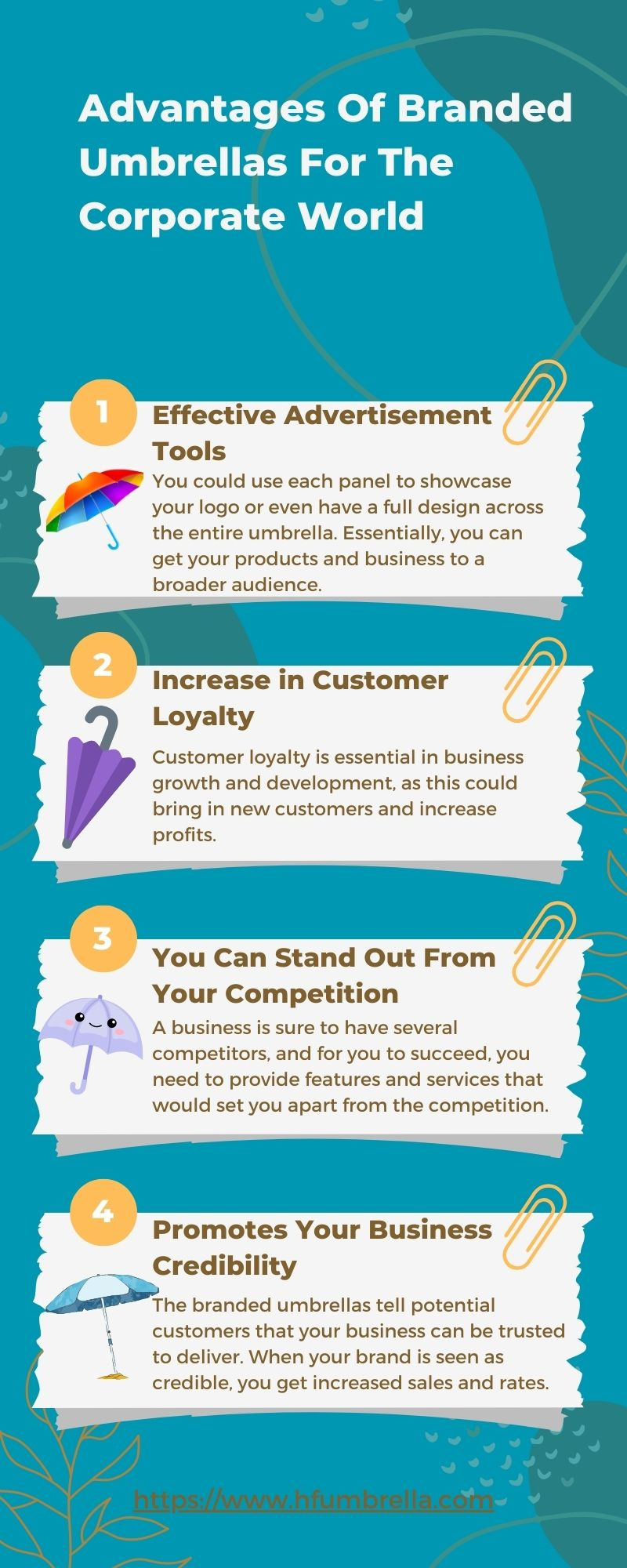 Advantages Of Branded Umbrellas For The Corporate World by Huifeng