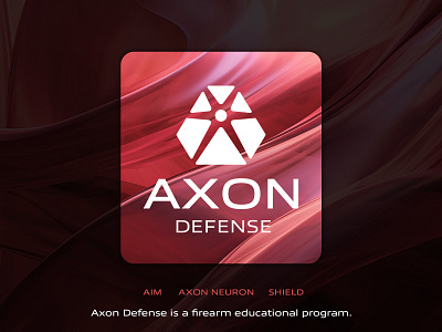 Axon Defense - Logo Design a abstract logo aim arm armor axon brain branding cell creative logo education fire gun human learn logo design medic muscle neuron shield