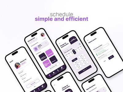 Meygan Pedroso App aplication app appointment branding design ui