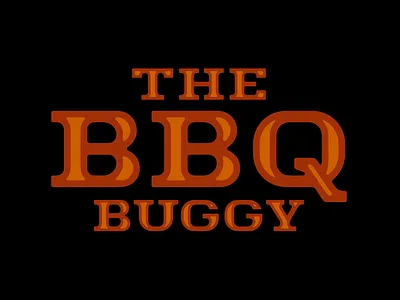 THE BBQ BUGGY - PRIMARY WORDMARK barbecue bbq brand branding food logo logodesign truck