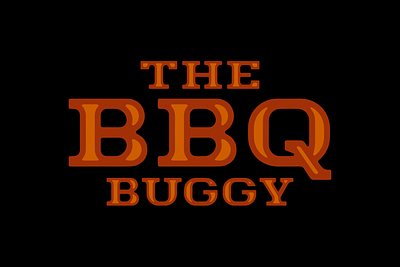 THE BBQ BUGGY - PRIMARY WORDMARK barbecue bbq brand branding food logo logodesign truck